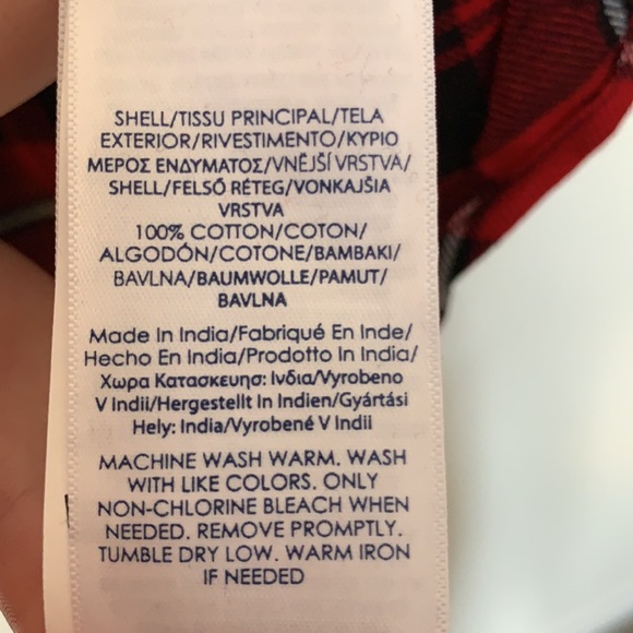 Chaps Red plaid shirt - Picture 5 of 5